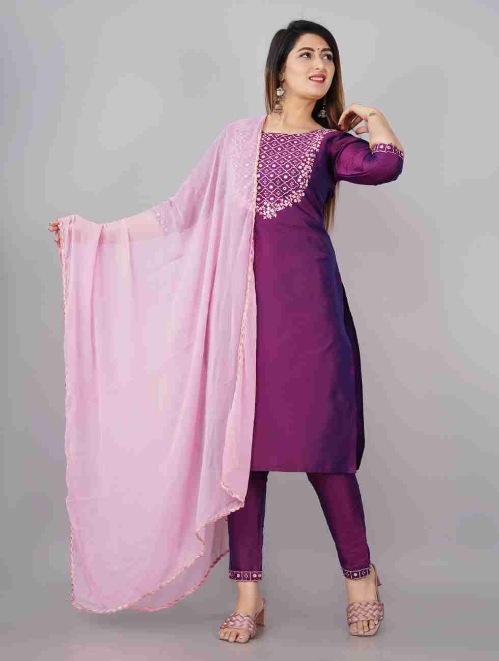 Maverick Fusion Premium Art Silk Collection Kurta Set